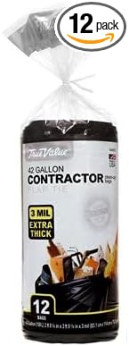 Contractor Trash Bags 12-Ct. 42-Gallons