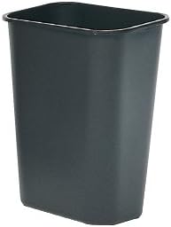 Small Rectagular Wastebasket - Gray