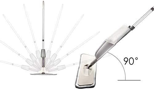 Spray Mop for Hardwood Floors with Refillable Bottle Microfiber Pad 360° Swivel Head for Wet &amp Dry Cleaning