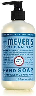 Mrs. MEYER'S CLEAN DAY Rainwater Scent Variety Pack Liquid Hand Soap 12.5 Fl Oz Multi-Surface Cleaner 16 Fl Oz Room Freshener 8 Fl Oz Dish Soap 16 Fl Oz 1 CT