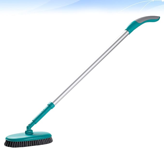 Floor Cleaner Long Handle Soft Bristle Scrubber for Bathroom Grout Cleaner for Floors