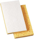 212 Main BWK16320 3.6 x 6.1 Inch Scrubbing Sponge 0.7 Inch Thick Yellow &amp White - 20 per Case