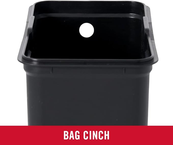 Rubbermaid Stainless Steel Slim Step-On Trash Can 2.6-Gallon Charcoal Wastebasket with Lid for Home/Bathroom/Kitchen