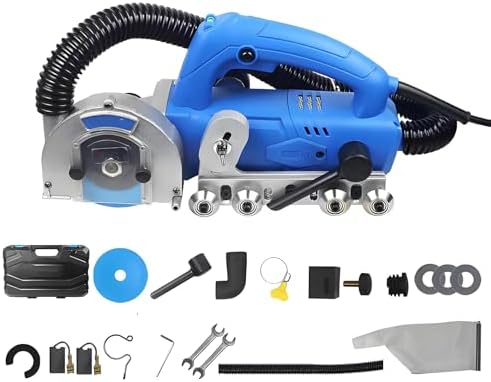 Grout Remover 9000RPM 1200W Electric Tile Joint Cleaner with 100mm Blade for Removing Old Cement and Caulking Agent 220V