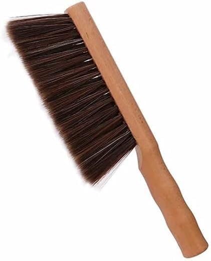 Whisk Broom Hand HeldHand BrushCleaning Brush Dusting Brush Long Wood Handle Bed Brush Hotel Family Clothes Dust Hair Sofa Bed Sheets Bedspread Carpet Cleaning dust Catcher