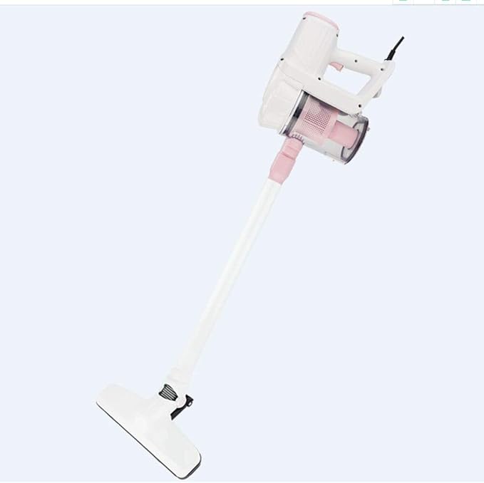 Hard Floor Vacuum Cordless Vacuum Cleaner Powerful Suction Stick and Handheld Light Weight Bagless Large-Capacity Dust Cup Vacuum Ideal for Hard Floor Carpet for Home. (Color : Pink)