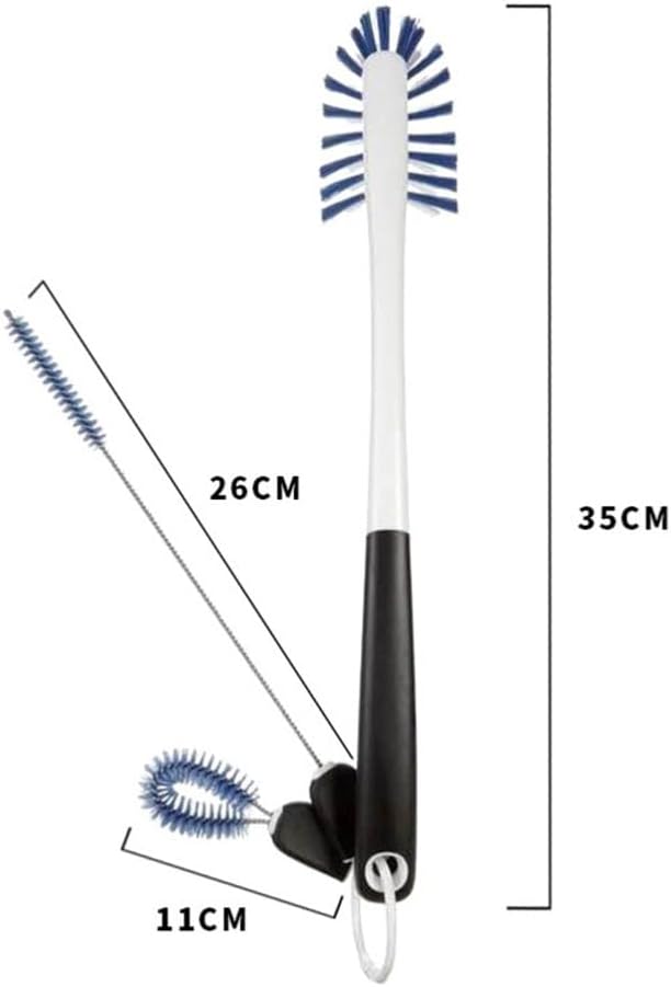 Long Handle Cup Brush Set Water Pipe Cleaner Cleaning for Bottles