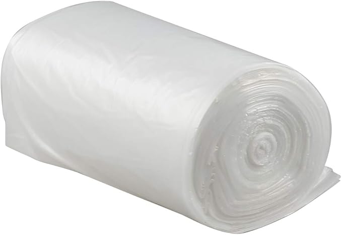Large Garbage Bags 30 Gallon Clear Trash Bags for Yard Waste 70 Count F