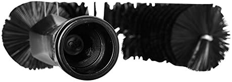 Vikan 53729 Hook Brush - 14.17-Inch Curved BPA-Free Pipe Tube and Gutter Cleaner Compatible with Vikan Extension Poles Black