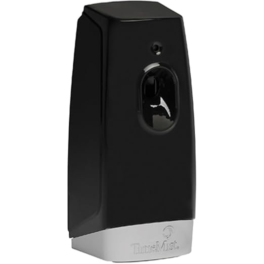 Timemist Settings Air Freshener Dispenser Black