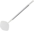 Veemoon Retractable Dust Mop with Triangular Microfiber Head Rotatable Cleaning Mop for Household Dust Removal Long Handle White Extendable