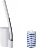 Disposable Toilet Brush Set Toilet Bowl Cleaning Kit Cleaners with Refills Floorstand Cleaning Tool for Bathroom Wc Accessories(Floorstand Set)