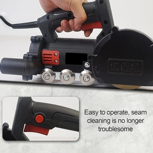Electric Tile Gap Cleaner with 1.2MM Blade and Stainless Steel Wheels 11000r/min No-Load Speed and Dustproof Design for Bathroom and Bedroom Tile Cleaning