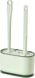 Plastic Toilet Brush Set Strawberry Green Bathroom Accessories Includes 2 Toilet Brushes &amp Holder