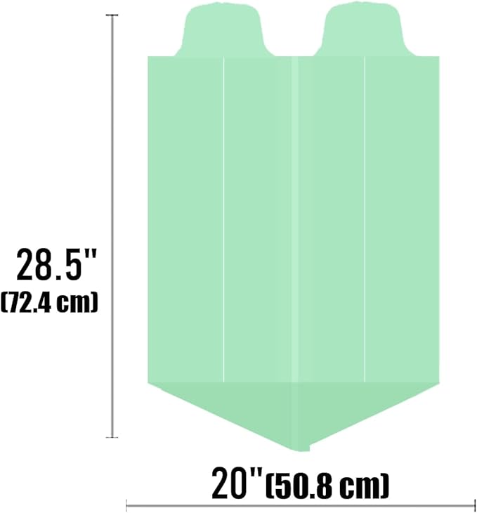 4-6 Gallon Flap Tie Compostable Trash Bags 76 Count Kitchen Compost Bags Sturdy Biodegradable Garbage for Food Scrap Waste ASTM D6400 US BPI Certified