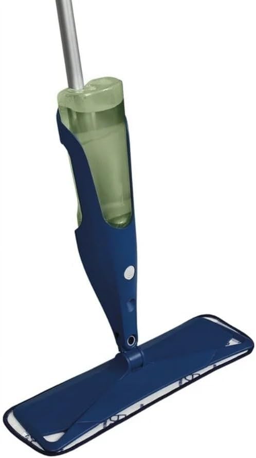 Hard Floor Mop with Microfiber Pads – All-Surface Flat Mop for Tile Hardwood &amp Laminate