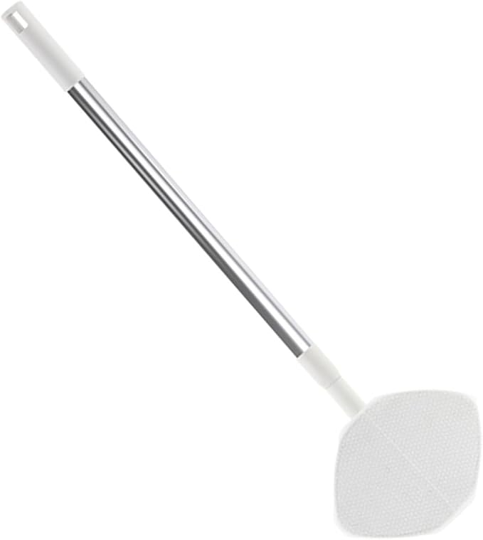 Mikinona Retractable Dust Mop with Rotatable Head for Floor Cleaning Household Electrostatic Dust Removal Compatible with Face Towel Replacement Suitable for Hardwood Tile Laminate Ceramic