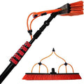 Glass Cleaning Brush Home Water Fed Telescopic Pole Kit Solar Panel Brush Rotating for Photovoltaic PanelTelescopic Water Fed Brush 30FT/9M 3.6-11M Adjustable Window and Solar Panel Cleanin