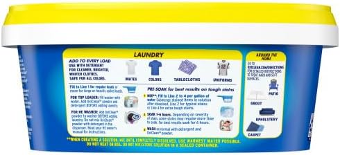 OxiClean Versatile Stain Remover Over 101 Uses Chlorine-Free For All Machines 1.77 lb (Pack of 2)