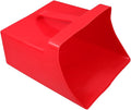 OUNONA Handheld Plastic Dustpan 9.65X8.07X5.31 Inches Lightweight Scoop Garbage Shovel for Home and Outdoor Cleaning
