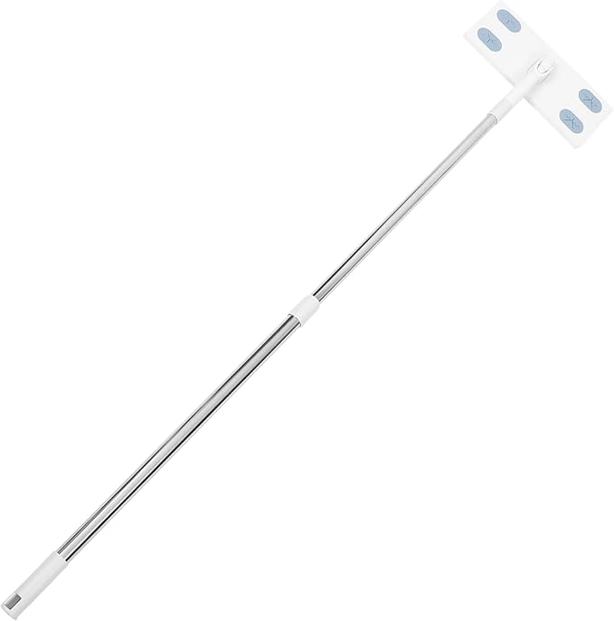 Electrostatic Dust Mop with Extendable Handle Detachable Flat Floor Cleaning Mop for Dry Dust Removal No Wash Required Household Convenient Cleaning Tool for Hard Floors