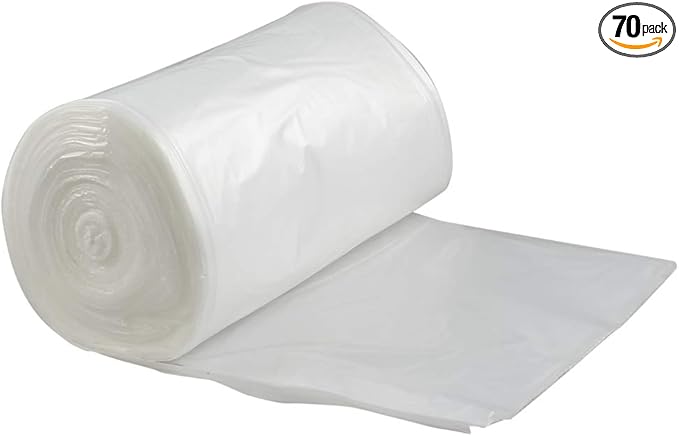 Jekiyo 30 Gallon Garbage Bags Large Trash Bags 70 Counts Clear
