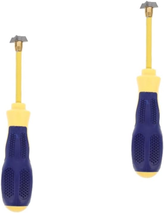 jojofuny 2pcs Professional Grout Removal Tool Caulking Remover Grout Cleaner Scraper Tile Joint Cleaner