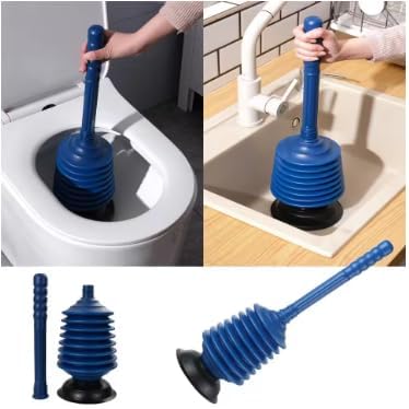 Sink Portable Toilet Plunger Floor Drain Waste Disposer Reusable Cleaning Tool Toilet Floor Drain Unclogger PE Durable