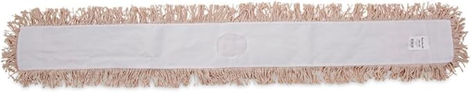 B260307 Boardwalk Industrial Dust Mop Head - Hygrade Cotton - 60 x 5 in. - White