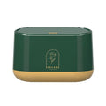 Simple Desktop Trash can with lid Plastic Wastebasket Rectangular Mini Garbage bin Press Type with Garbage Bag Bedroom Office Practical
