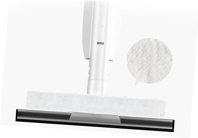 FRCOLOR Double-Sided Window Cleaning Brush with Long Handle and Water Spray for Efficient High-Rise Building Maintenance Microfiber Scrubbing Tool