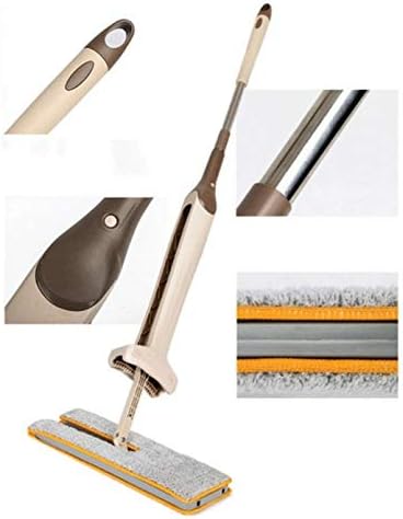 Sided Non Hand Washing Flat Mops Wooden Floor Mop Dust Push withReplace Cloth Home Cleaning Tools