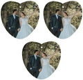 Personalized Air Freshener for Car - Double Sided Photo Custom Car Scents Air Freshener Gift for Valentine’s Day Birthday Ideal for Car Wardrobe Bathroom Hanging Ornaments (Heart 3pcs)