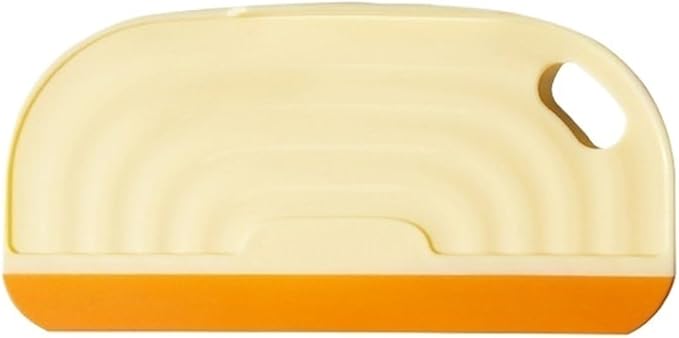 Glass Wiper Auto Glass Cleaning Tool Household Bathroom Kitchen Mirror Cleaning Wiper(Yellow-2pcs)