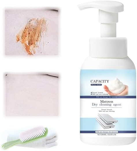 Mattress Cleaner SprayMattress Cleaner And Stain Remover Limpiador De Colchones De Cama For UpholsteryCar InteriorCouchCarpetSofacushionTablecloth (1pcs)