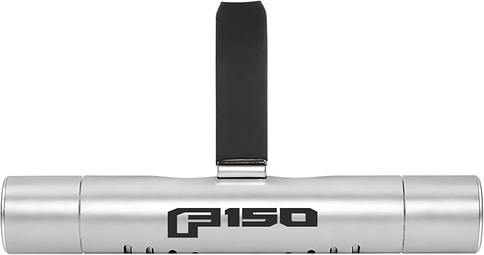 iPick Image for Ford F-150 2015 up Silver Aluminum Car Vent Air Freshener Clip with adjustable window and 10 Refill Sticks