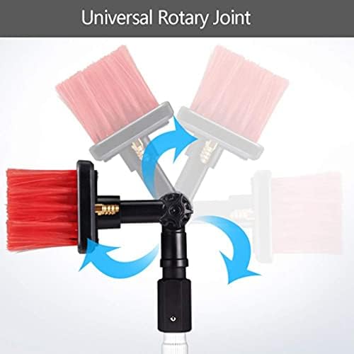 Window Cleaning Pole Window Cleaner Kit Water/Hose Fed Pole Cleaning and Washing Tool for Window Glass Solar Panel (3.5m 5.4m 9m)/5.4