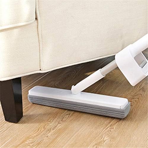 Flat Mop Floor Telescopic with Large Microfiber Pads Spin Mop 360 Degree Handle Home Kitchen Floor Cleaner Wood Tile