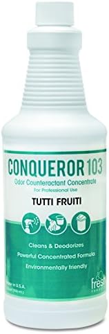 Fresh Products Conqueror 103 Odor Counteractant Concentrate Tutti-Frutti 32 Oz Bottle 12/Carton