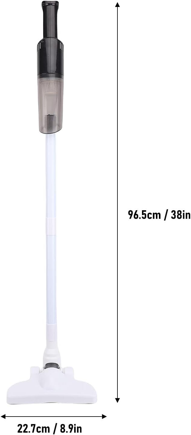 Stick Vacuum Cleaner 120W Powerful Suction Cordless Handheld Vacuum with 180 Floor Brush for Floor Carpet Furniture