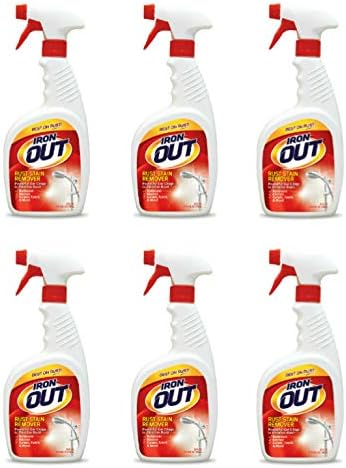 Iron OUT Rust Stain Remover Gel Spray 24 fl oz Bottle 6-Pack