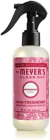 Mrs. MEYER'S CLEAN DAY Room Freshener 4 Pack Variety Pack Iowa Pine Peppermint Gingerbread Snowdrop 8 Fl Oz Each 1 CT