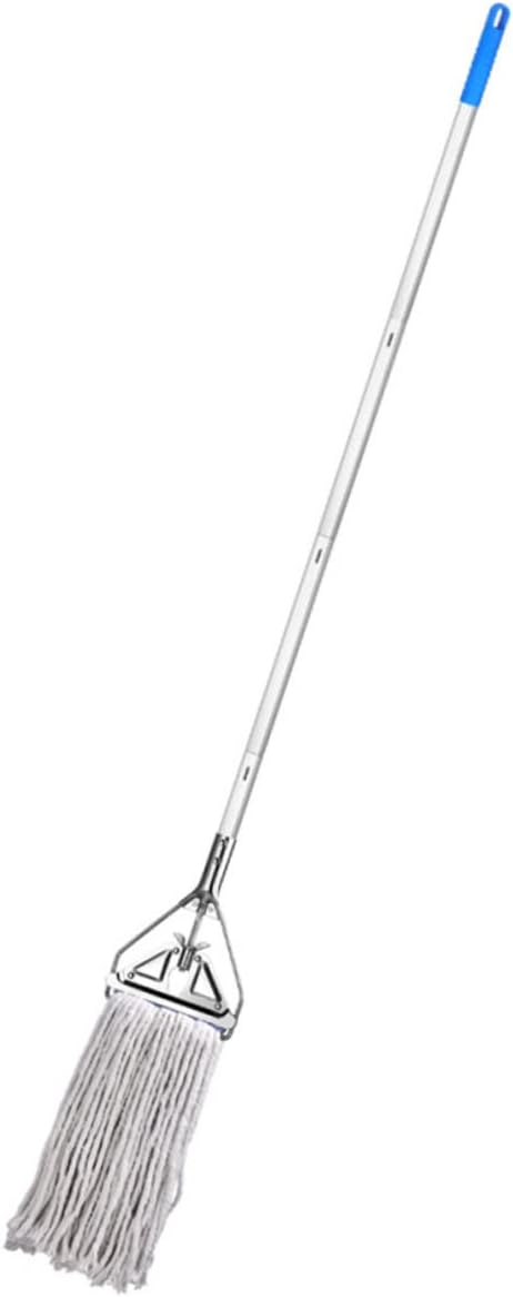 Cotton Mop with Long Handle for Wet and Dry Cleaning Durable Floor Cleaning Tool for Hardwood Laminate Tile and Excellent Water Absorption and Wear Resistance
