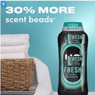 Scent Beads –39.9 oz Bottle- Fresh Scent Long-Lasting Fragrance Laundry Eliminator for All Fabrics