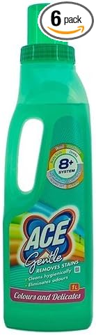 Ace Gentle Fabric Stain Remover 6 x 1L