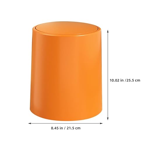 VALICLUD Double Compartment Trash Can with Press Lid Medium Size Thickened Plastic Garbage Bin for Kitchen and Bathroom Use Covered Wastebasket for Home and Bedroom Organization