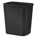 Vaguelly Plastic Trash Can Household Wastebasket for Bathroom Bedroom Office Design Easy to Clean No Lid Fire Resistant Space Saving Garbage Bin for Use