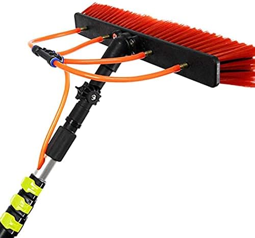 Telescopic Glass Cleaning BrushSolar Panel Brush Water Fed Window Washing Kit with Extension Pole Telescopic Extension Pole Cleaning Kit for Window Cleaning Photovolt