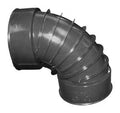 Corrugated Drain Elbow 7 in. L Single (2 pieces)