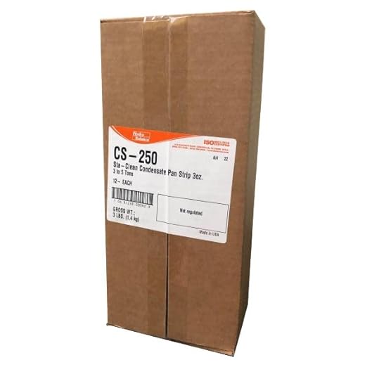 (24) Pack of CS-250 Sta-Clean Condensate Drain Treatment Treats 3 to 5 Ton Units